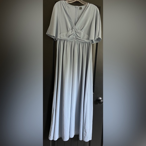 Dusty Blue Dress/ Bridesmaid Dress!! Size SHEIN Small! - Picture 3 of 6